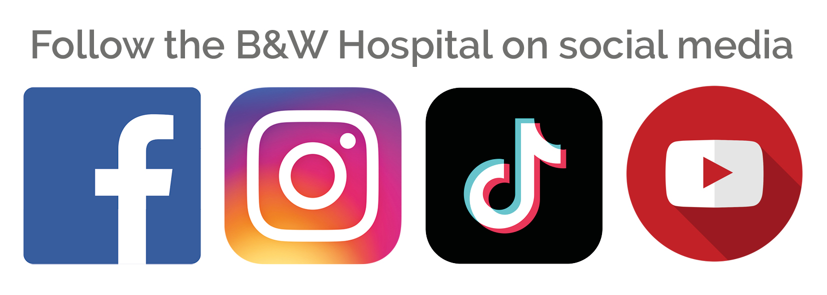 Hospital social media channels